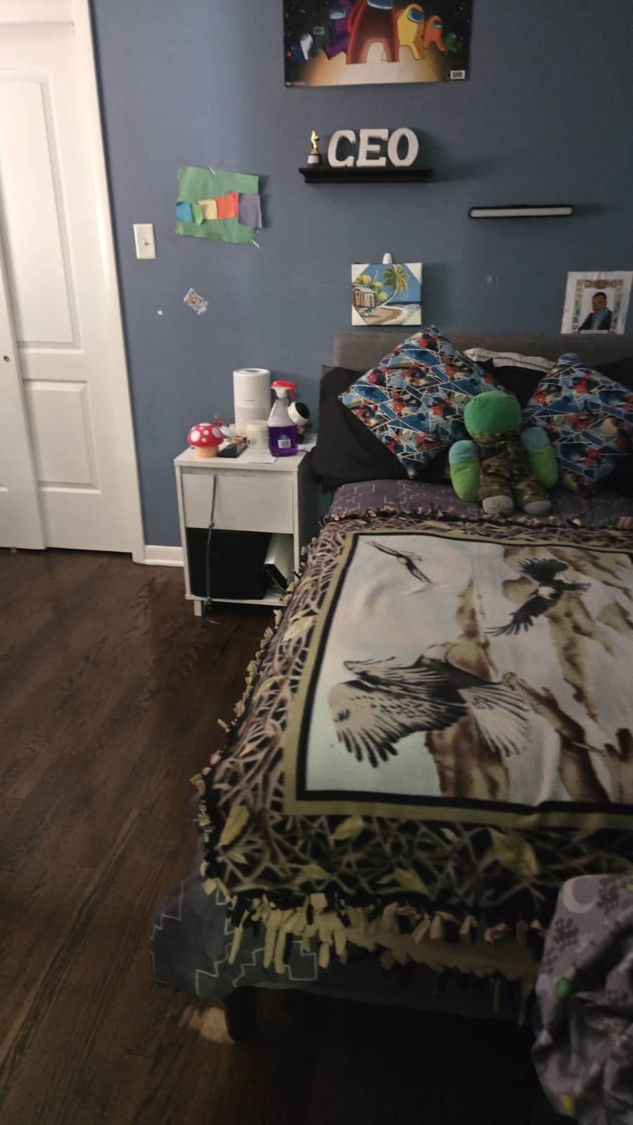 Bedroom after cleaning