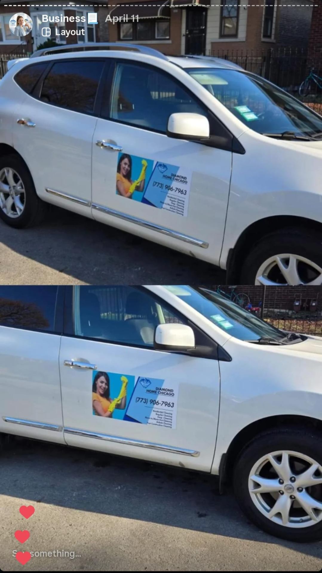 Diamond Home Chicago service vehicle